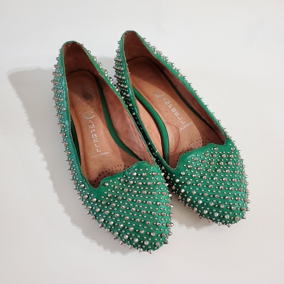 Jeffrey Campbell Shoes - Jeffrey Campbell Martini Spike Slip On Flats 7.5
